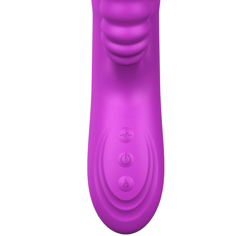 ARMONY - ANGELIA VIBRATORE MULTIFUNZIONE CON LINGUA STIMOLANTE EFFETTO CALORE VIOLA