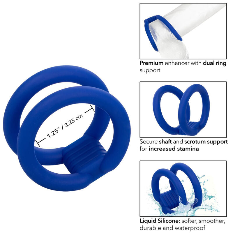 CALEXOTICS - GABBIA PER CAZZO DOPPIO ADMIRAL BLU