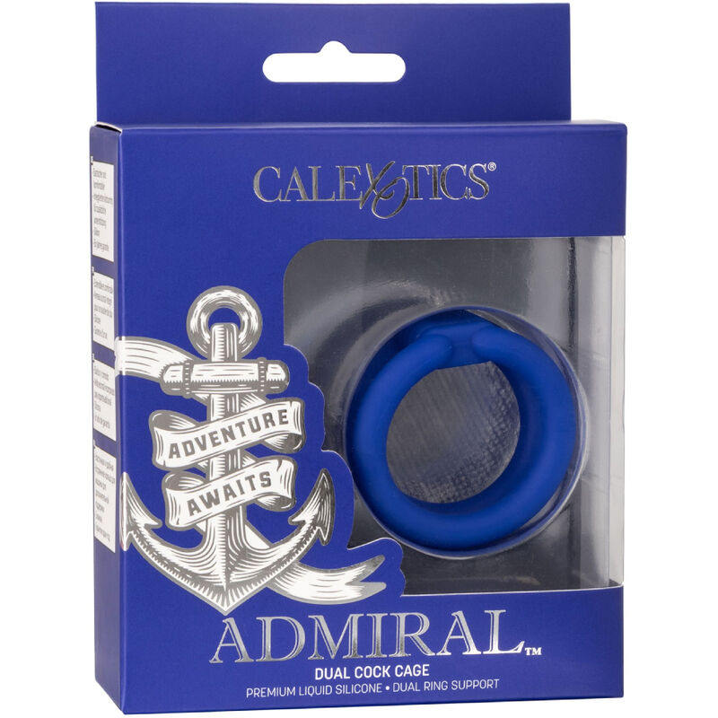 CALEXOTICS - GABBIA PER CAZZO DOPPIO ADMIRAL BLU