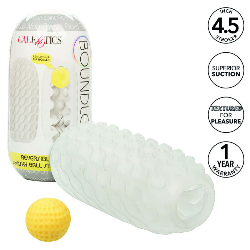 CALEXOTICS - BOUNDLESS REVERSIBLE SQUISHY BALL STROKE GRIGIO