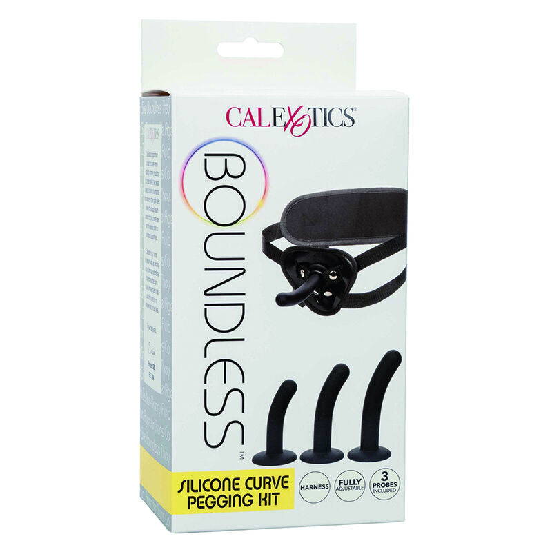 CALEXOTICS - KIT DI PEGGING CURVA IN SILICONE BOUNDLESS
