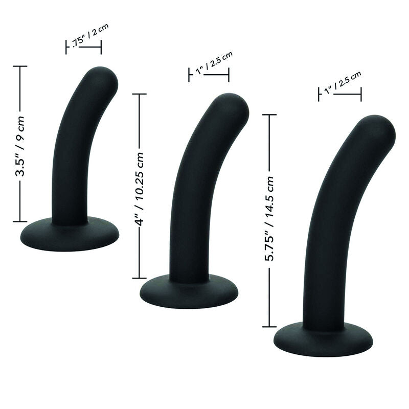 CALEXOTICS - KIT DI PEGGING CURVA IN SILICONE BOUNDLESS