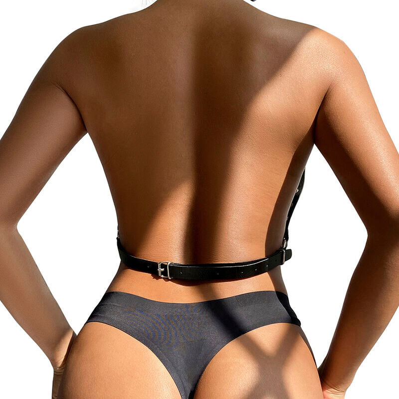 SUBBLIME - IMBRACATURA PER IL PETTO CON GRANDI CATENE AD ANELLI TAGLIA UNICA