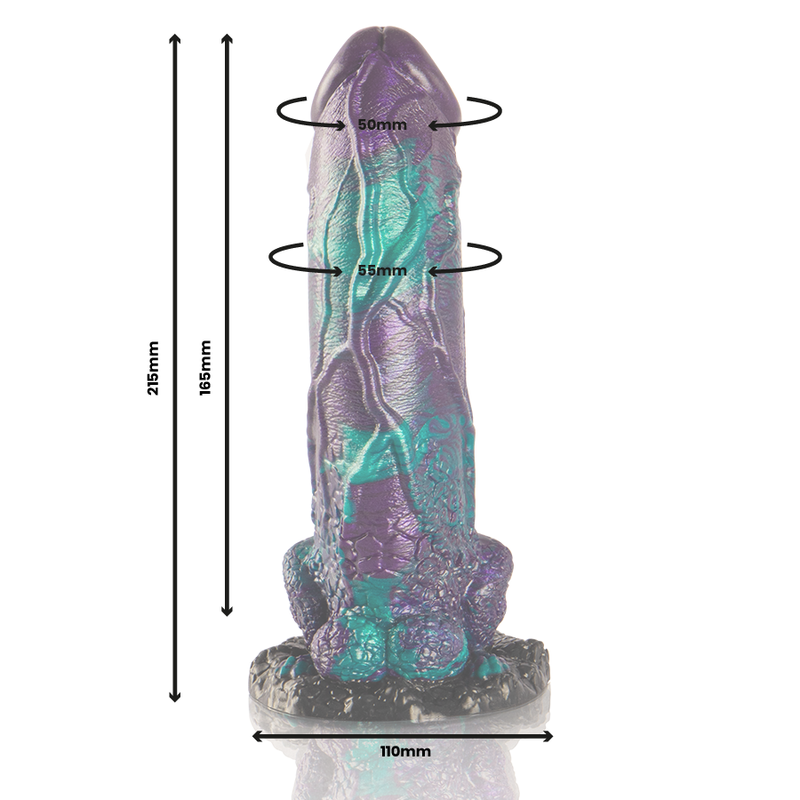 Dildo in silicone Basilisk 21,5 cm × 5,5 cm – EPIC