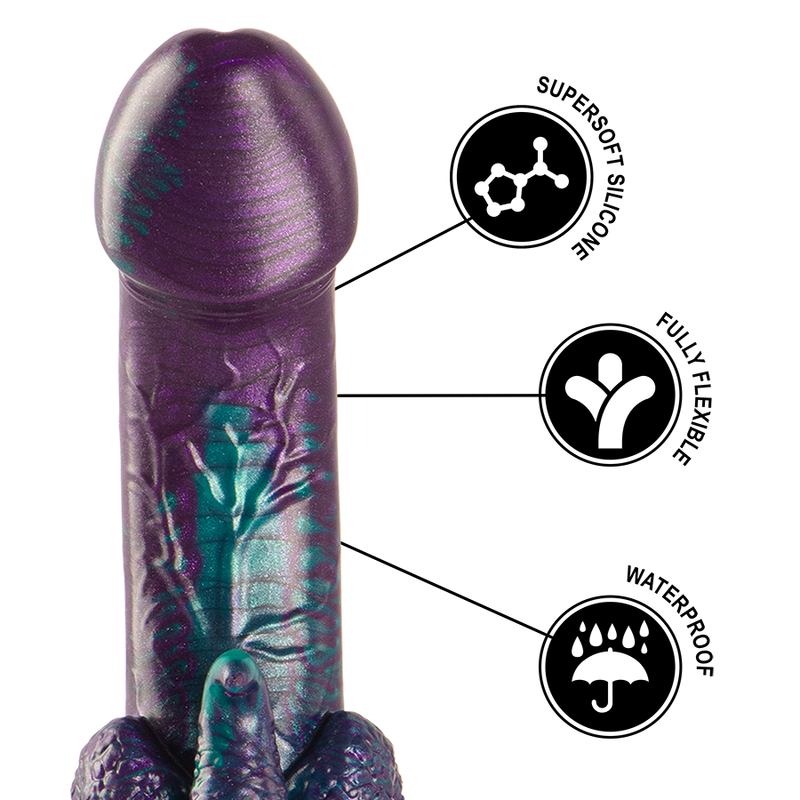 Dildo in silicone Basilisk – Piccolo 18,0 cm × 4,8 cm – EPIC