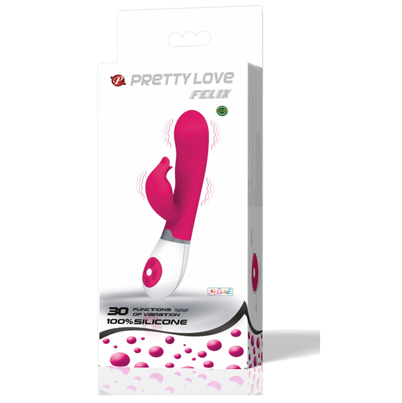 Vibratore a forma di coniglio Felix Flirtation – 21 cm – PRETTY LOVE
