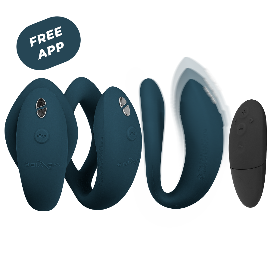 WE-VIBE - SYNC O VIBRATORE FLESSIBILE CON TELECOMANDO VERDE SCURO