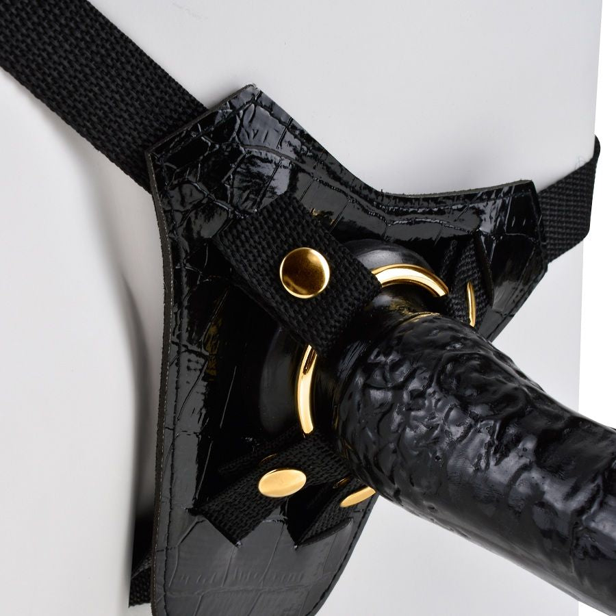 Strap-on di design con base a ventosa rimovibile | 7 pollici | FETISH FANTASY GOLD