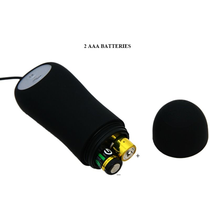 PRETTY LOVE - PLUG ANALE IN SILICONE CON ANCORA E 12 MODALITÀ DI VIBRAZIONE NERO