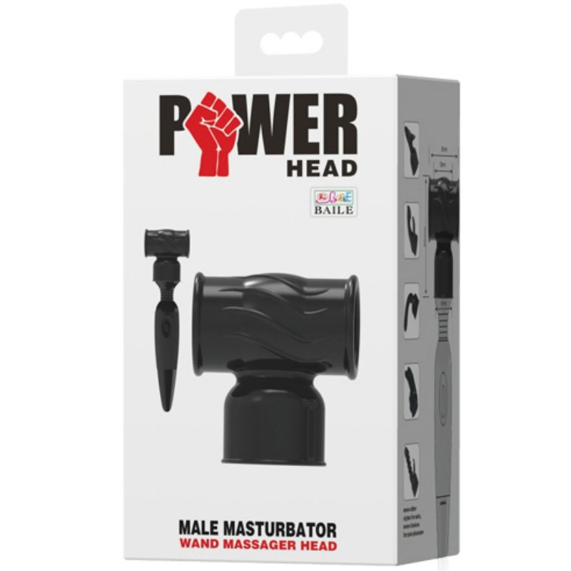 BAILE - TESTINA INTERCAMBIABILE POWER HEAD PER MASSAGGIATORE MASCHILE