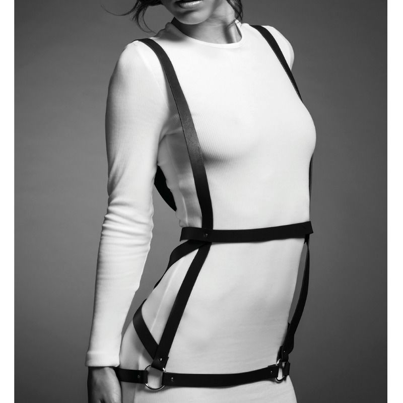 BIJOUX - INDISCRETS MAZE HARNESS DRESS SHAPE MARRONE