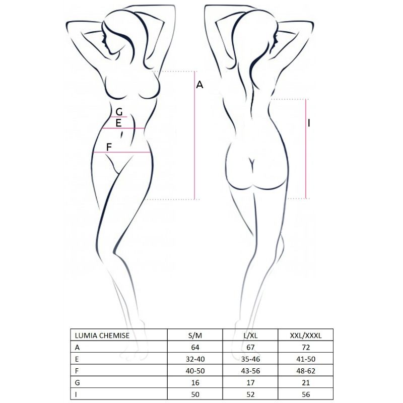 PASSION - VESTITO DONNA LUMIA NERO TAGLIA L/XL