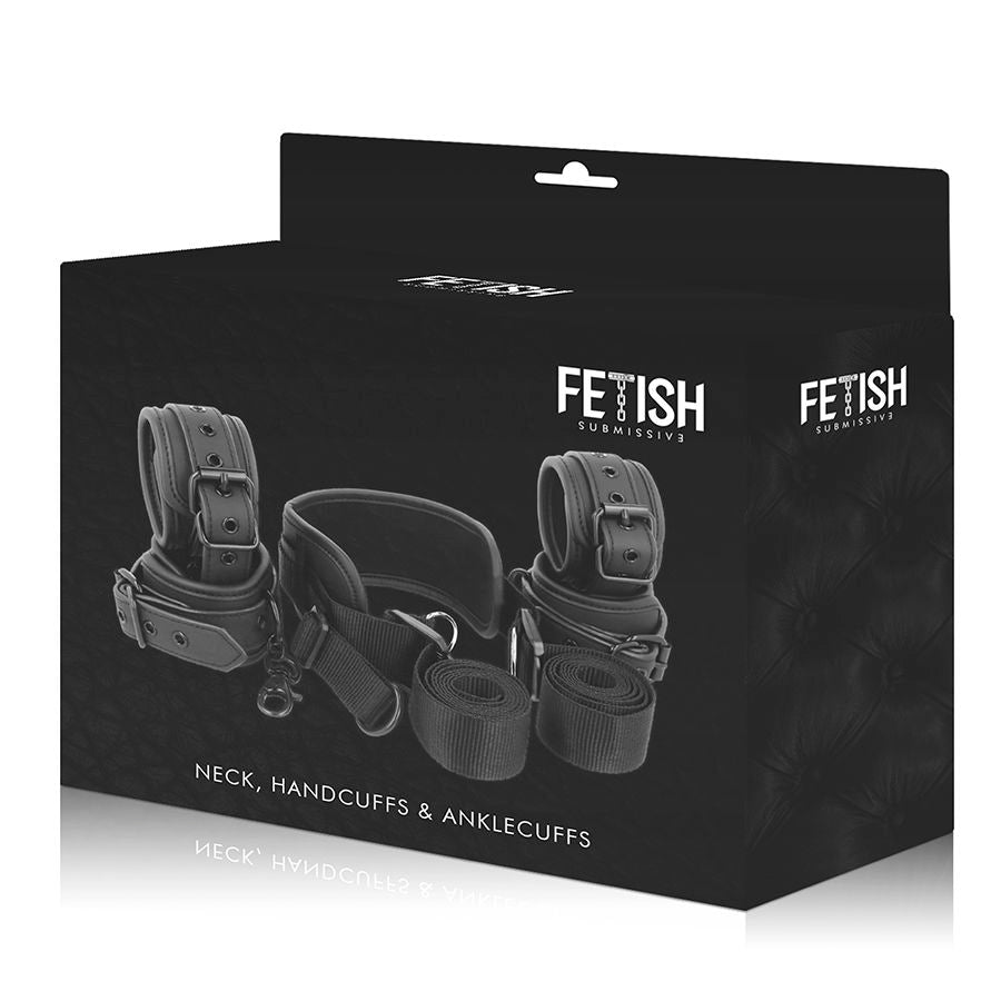 Set di ritenuta Master Position con 4 manette foderate in neoprene – FETISH SUBMISSIVE