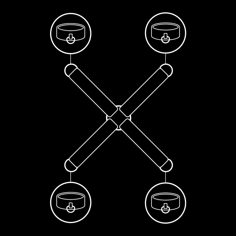 SOTTOMESSA FETISH - UNIONE CON MANETTE IN PELLE VEGANA