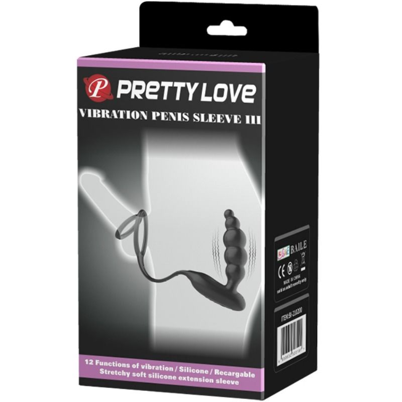 PRETTY LOVE - ANELLI PER IL PENE CON DIlatatore vibrante