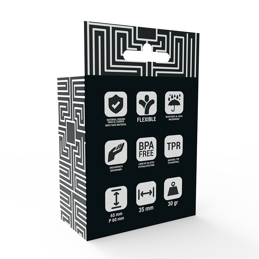 Plug anale 6,5 cm x 3,5 cm TPR sicuro per il corpo