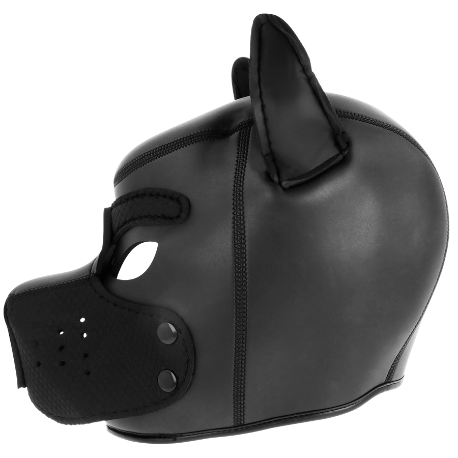 DARKNESS - MASCHERA IN NEOPRENE PER CANI CON MUSO RIMOVIBILE L