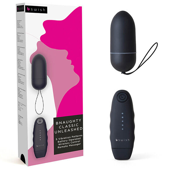 Vibratore Bullet remoto nero | 5 modalità | Impermeabile | B SWISH Bnaughty Classic Unleashed