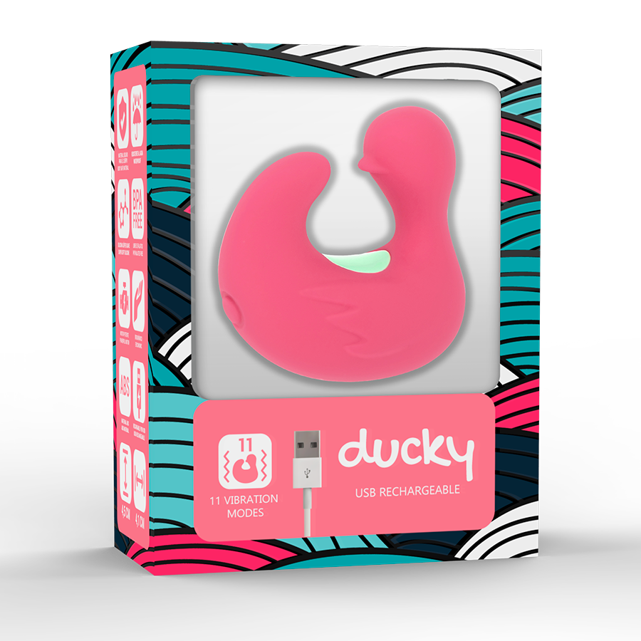 HAPPY LOKY - DUCKYMANIA STIMOLATORE RICARICABILE IN SILICONE PER LE DITA