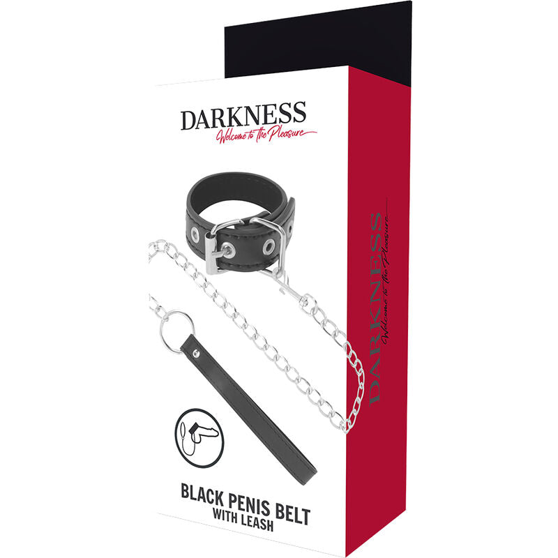 DARKNESS - ANELLO PER PENE CON CINGHIA