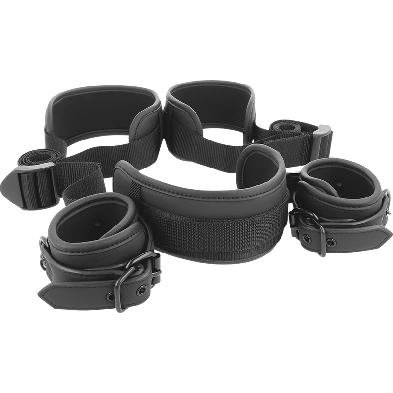 Set di ritenuta Master Position con 4 manette foderate in neoprene – FETISH SUBMISSIVE