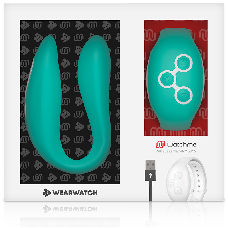 WEARWATCH - VIBRATORE WATCHME VERDE CHIARO A DOPPIA TECNOLOGIA