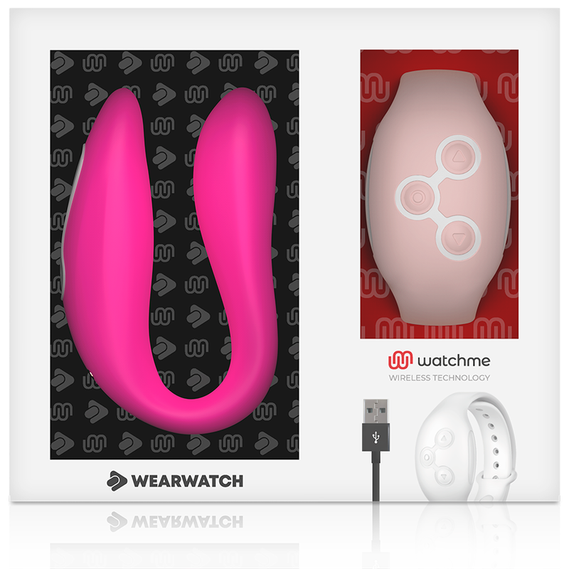 WEARWATCH - VIBRATORE WATCHME DUAL TECHNOLOGY FUCSIA / ROSA