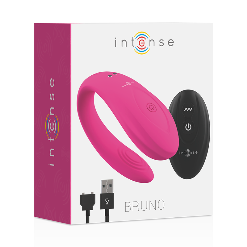 Vibratore per coppie Bruno Partner Double Pleasure - Rosa - INTENSO