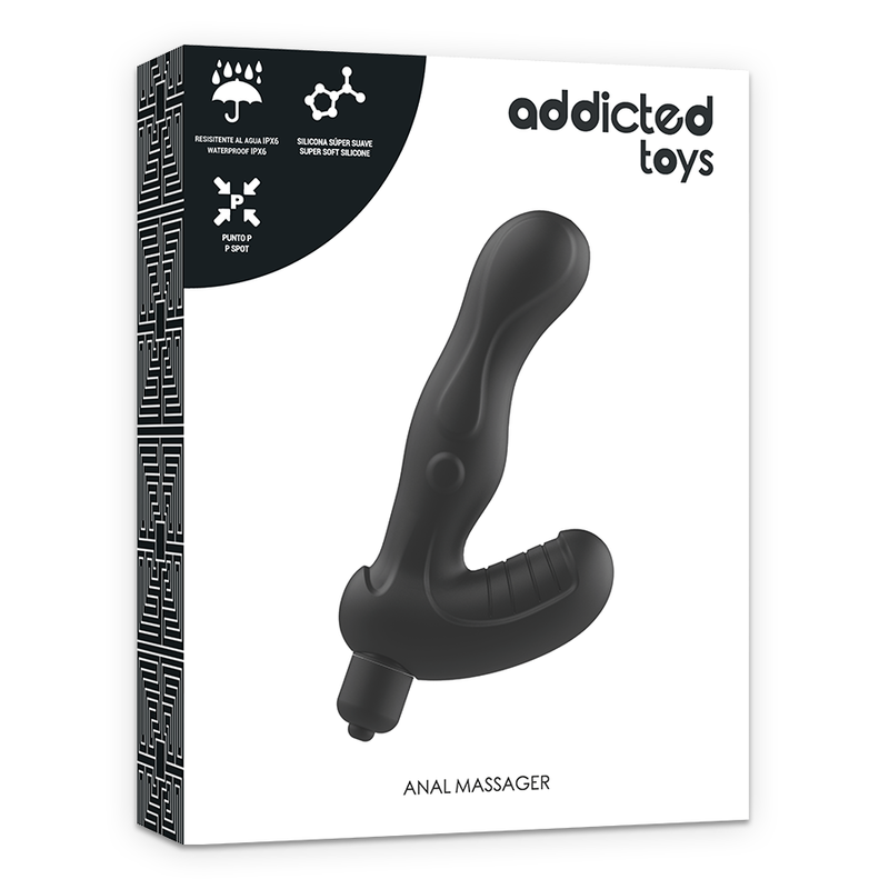 ADDICTED TOYS - STIMOLATORE ANALE PROSTATICO IN SILICONE P-SPOT VIBE