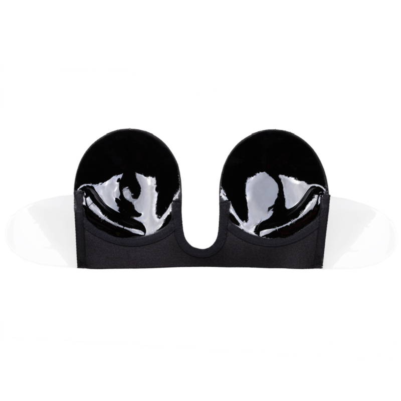 BYE-BRA - REGGISENO SENZA MANICI FORMA U NERO COPPA A