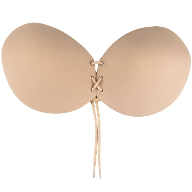 BYE-BRA - REGGISENO ADESIVO INTERLACCATO BEIGE COPPA C