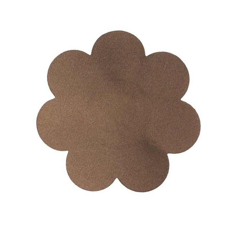 BYE-BRA - AUMENTA IL SENO + 3 PAIA DI REGGISENI MARRONE IN RASO COPPA F/H