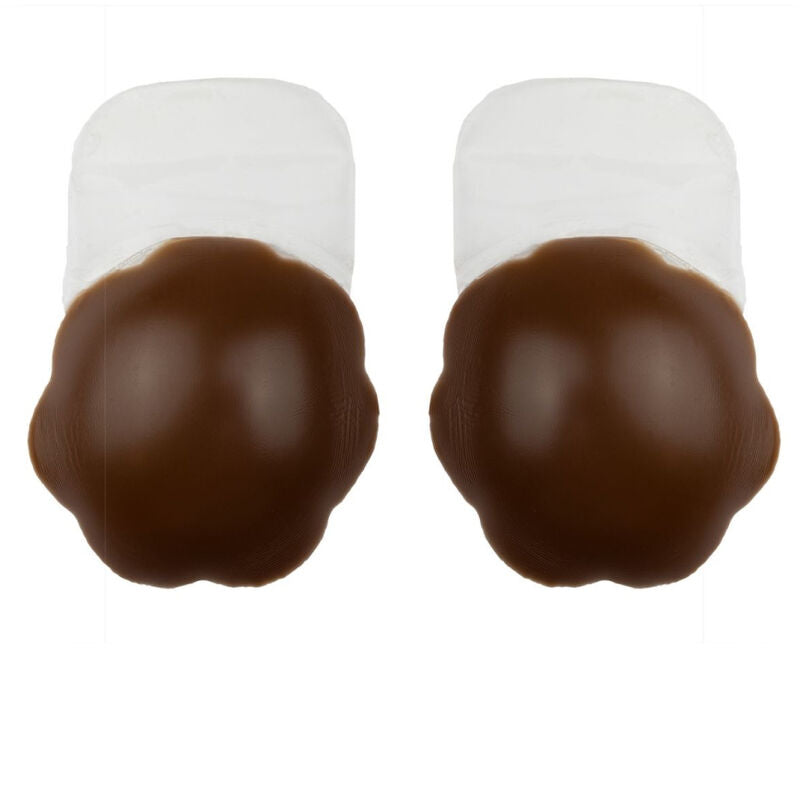 BYE-BRA - ELEVATORE PER IL SENO PUSH-UP IN SILICONE MARRONE TAGLIA XL