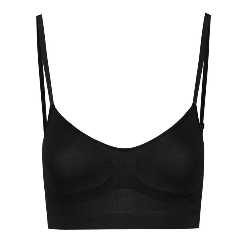 BYE-BRA - REGGISENO CONTROLLO MEDIO SENZA CUCITURE NERO TAGLIA XL