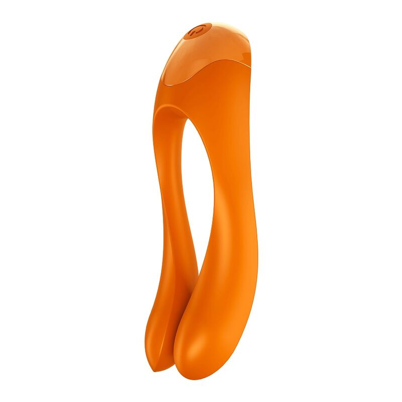 SATISFYER - VIBRATORE DA DITO A FORMA DI CANDY CANE NERO