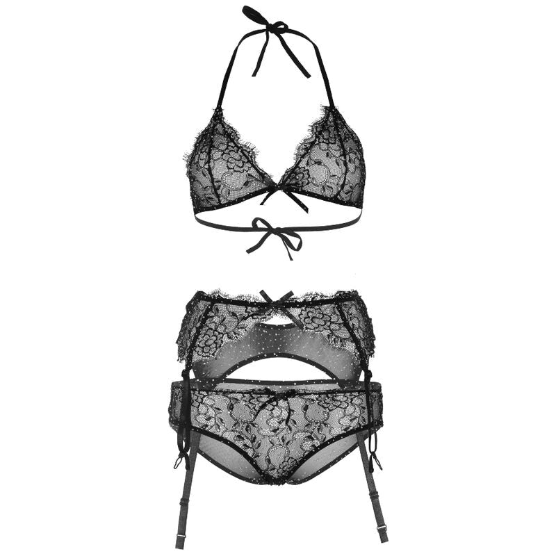 LEG AVENUE - SET TRE PEZZI LUCIDANTI M