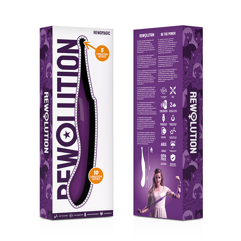 Stimolatore clitorideo e vaginale RewoMagic | REWOLUTION