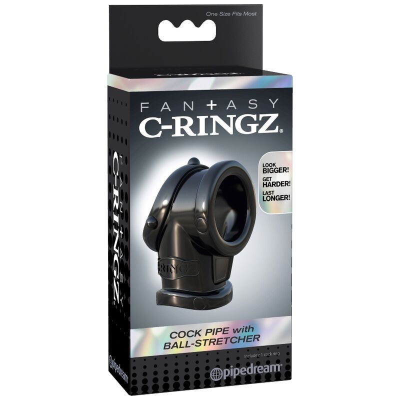 FANTASY C-RINGZ - TUBO PER IL CAZZO CON ELASTICO PER LE PALLE