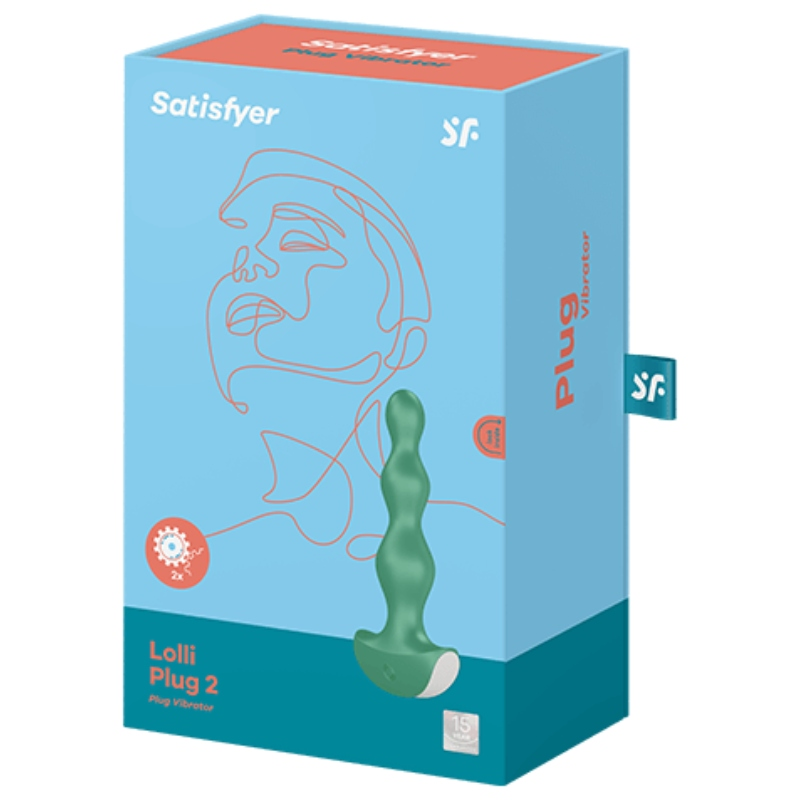 SATISFYER - LOLLI PLUG 2 VIBRATORE GRIGIO