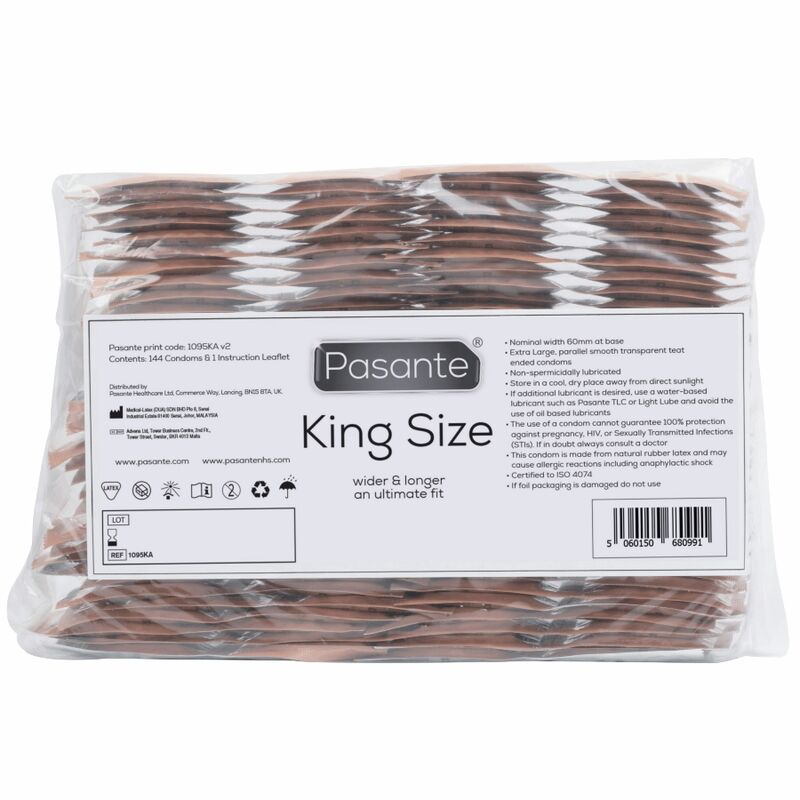 PASANTE - PRESERVATIVI KING SIZE BAG 144 UNITÀ