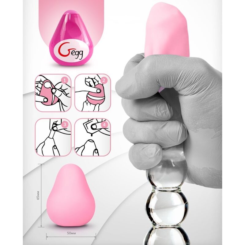 G-VIBE - MASTURBATORE RIUTILIZZABILE CON TESTURIZZAZIONE ROSA