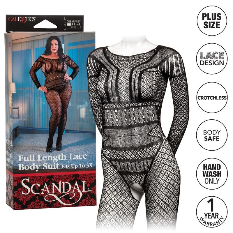 CALEXOTICS - BODY IN PIZZO TAGLIE FORTI