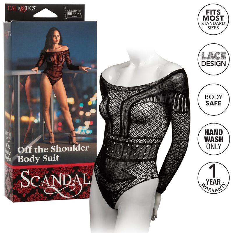 CALEXOTICS - SCANDAL BODY CON SPALLE TAGLIA UNICA