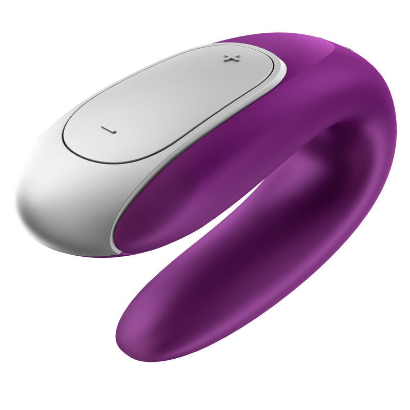 Vibratore per coppie Double Fun controllato da app | Viola - Satisfyer