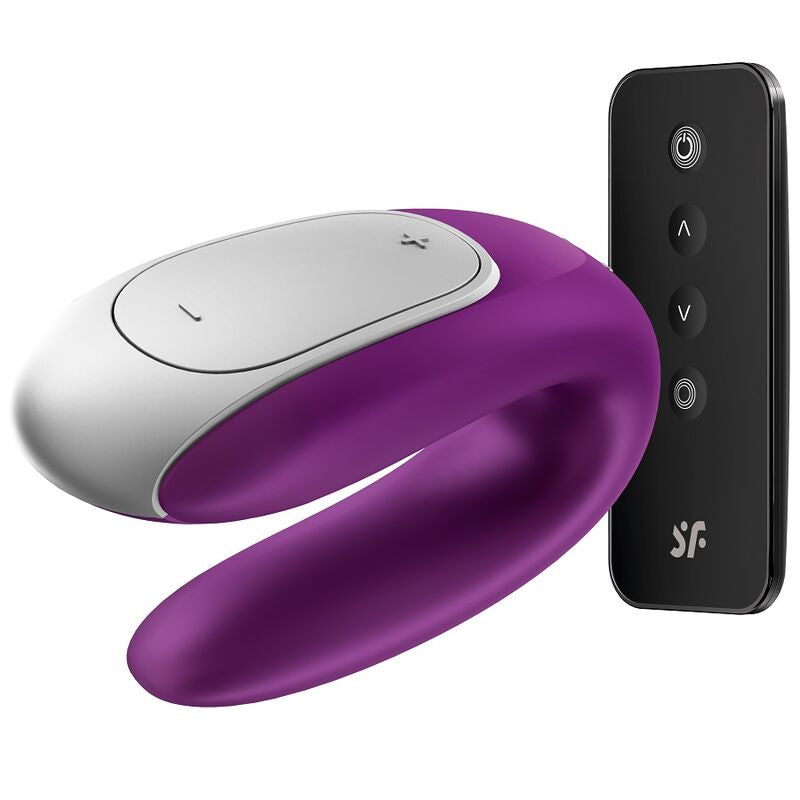 Vibratore per coppie Double Fun controllato da app | Viola - Satisfyer