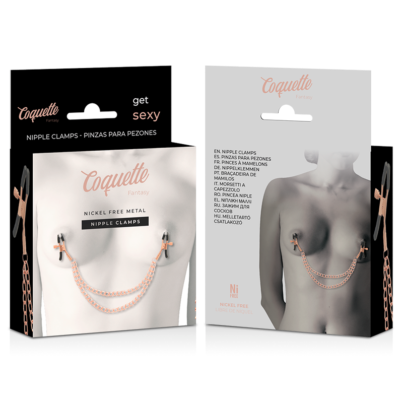 COQUETTE CHIC DESIRE - FERMACAPELLI IN METALLO FANTASY CON CATENA
