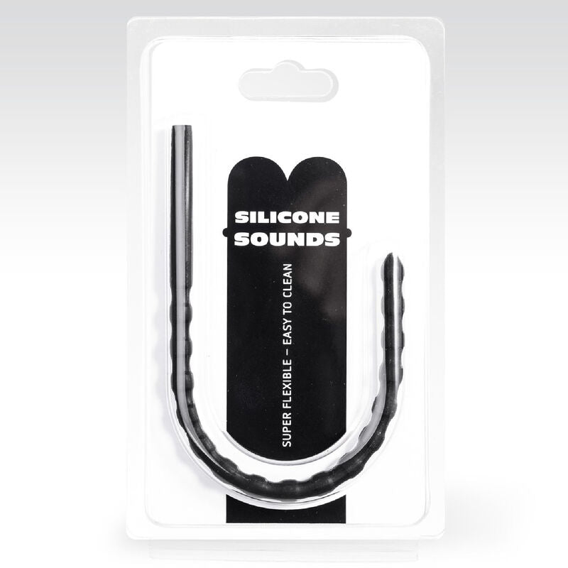 TUTTO NERO - SONDA URETRALE IN SILICONE DA 8/10 MM