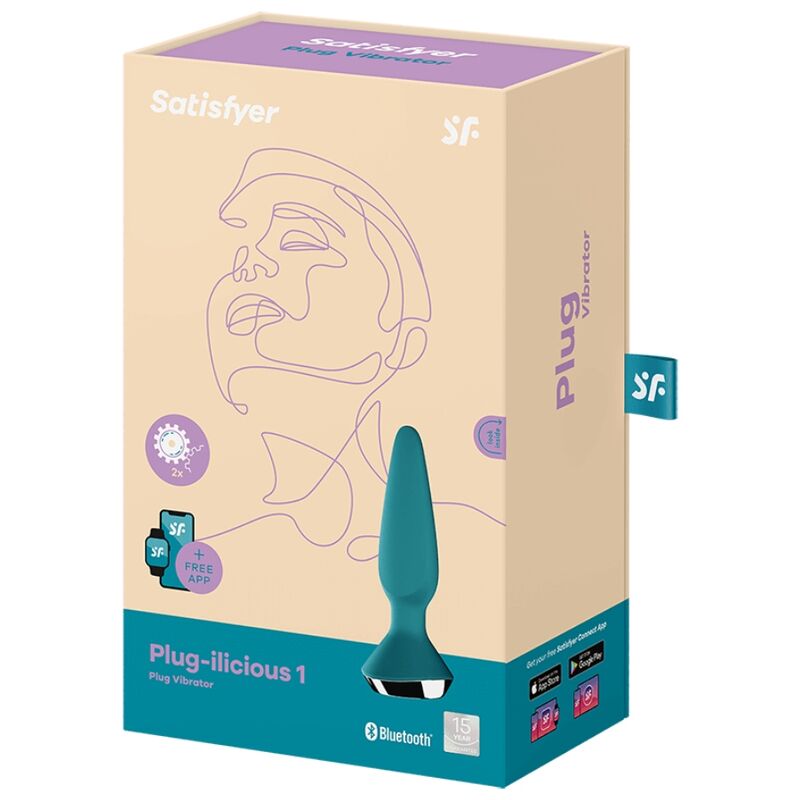 SATISFYER - PLUG ILICIOUS 1 VIBRATORE VERDE