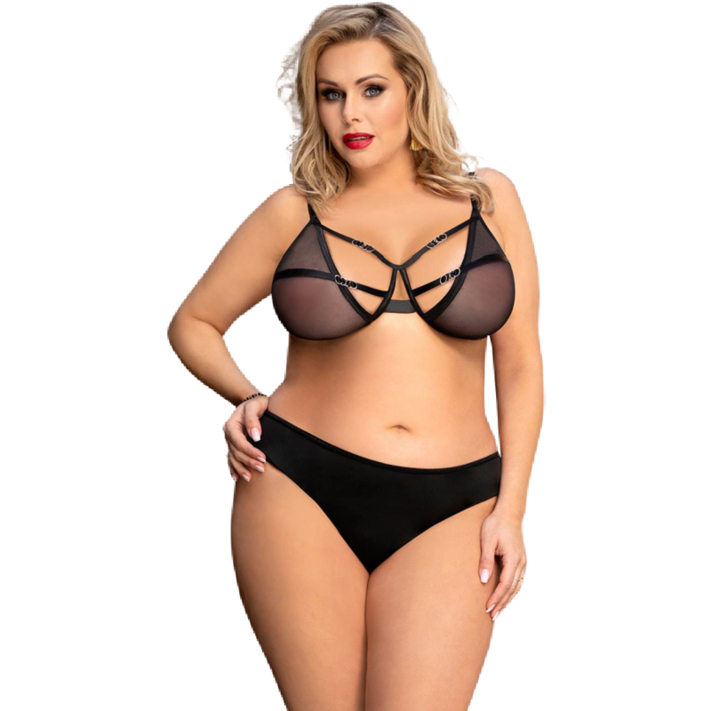 QUEEN LINGERIE - COMPLETO DUE PEZZI S/M