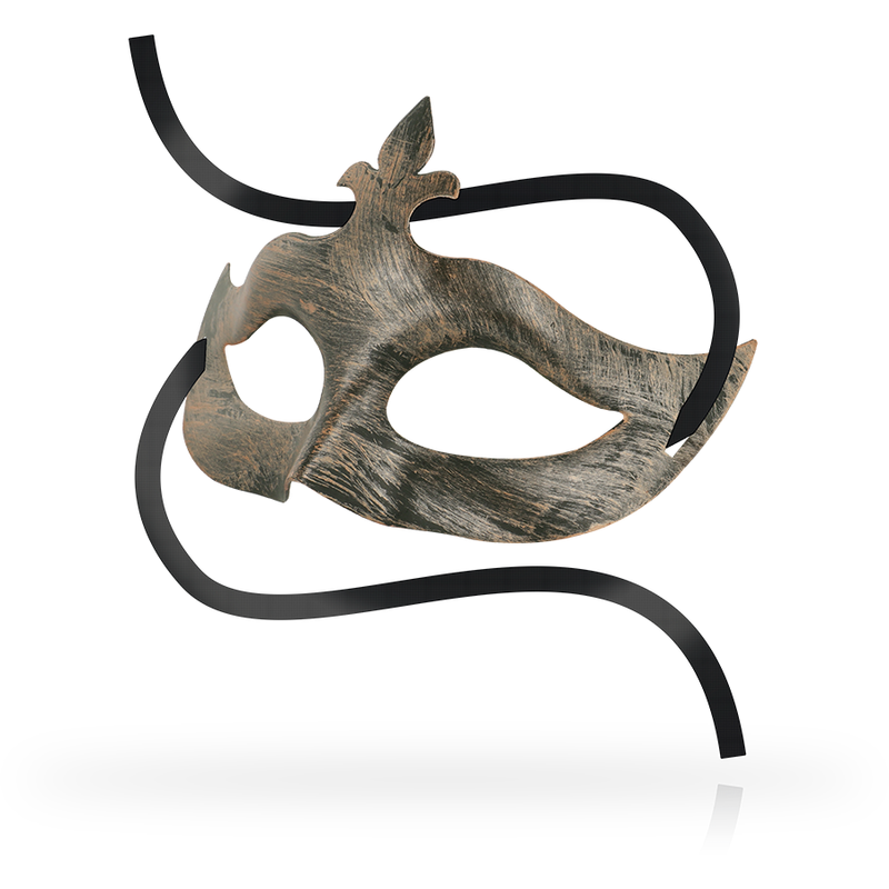 Maschera veneziana in rame Fleur-de-Lis